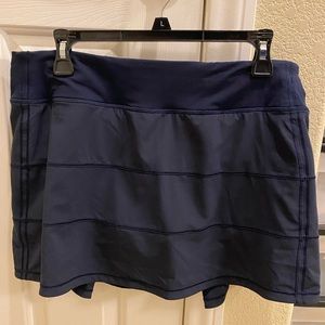 🍋Lululemon Run Pace Rival Skirt in Navy Blue🍋